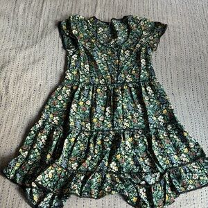 R13 deconstructed floral dress